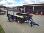 5′ X 10′ Utility Trailer Straight Deck 18″ Sides Tall Gate - Image 10
