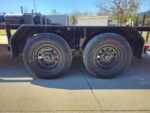 6’4″ x 16 Utility Trailer Double Axle Dovetail With Gate Powder Coated (2) 3500lb Axles - Image 13