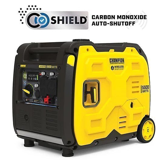 2513497.jpg New!Champion Power Equipment 5500Watt Wireless Remote Start RV Ready Portable Inverter Generator with Quiet Technology & CO Shield - Image 1