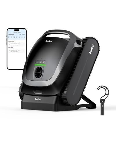 411K2pz1KpL.jpg Beatbot AquaSense Cordless Robotic Pool Vacuum Cleaner – Intelligent Path Opimization, Cleans Floor, Walls, and Waterline – Ideal for Above & In-Ground Pools up to 2,260 sq.ft. - Image 1